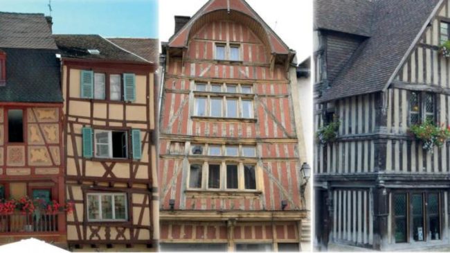 Différences pans de bois